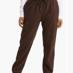 Outdoor Voices Women's Brown Fleece Jogger Pants